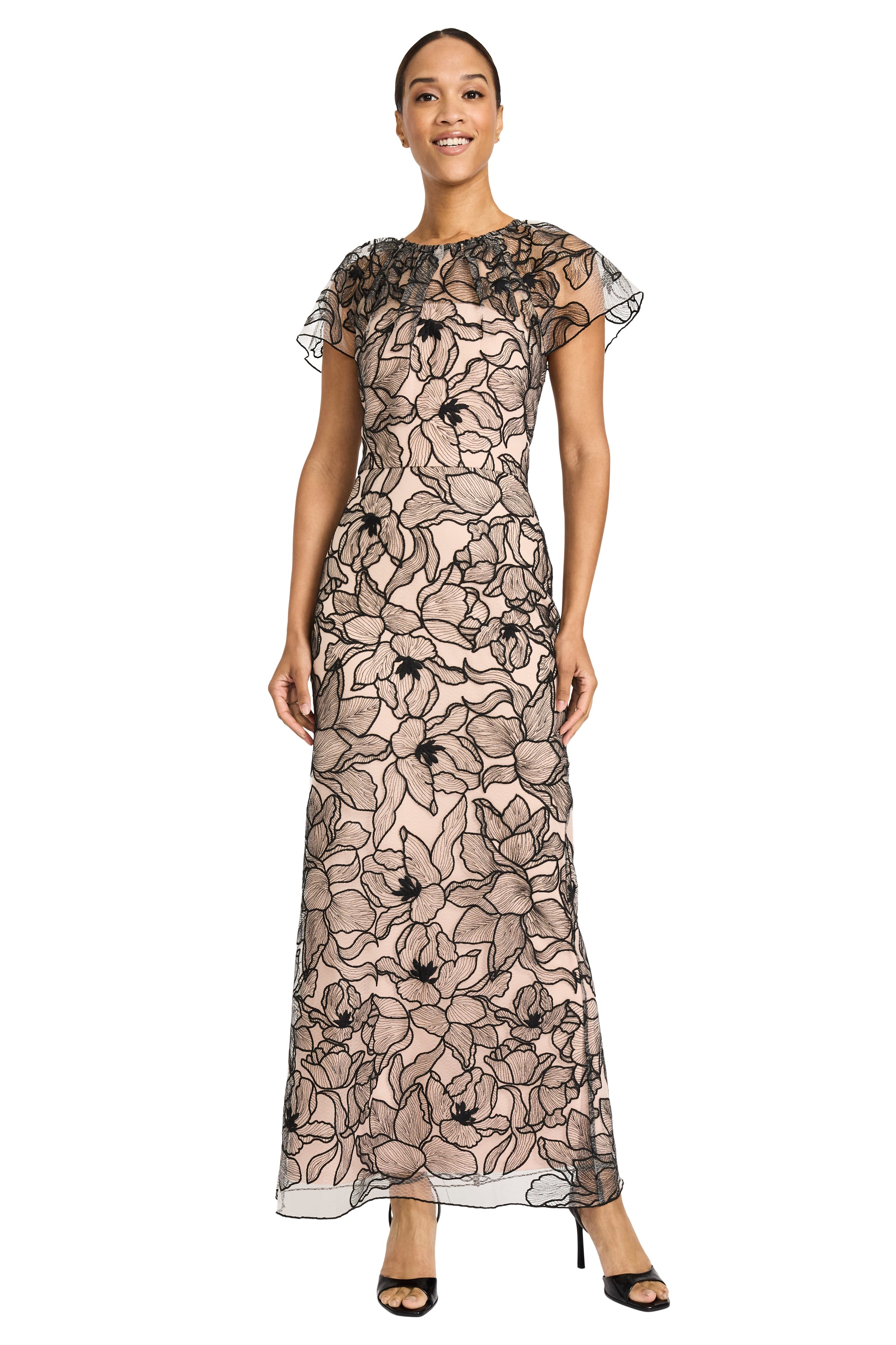Madonna Gown BLACK/BLUSH / Standard / 16 Madonna Gown BLACK/BLUSH / Standard / 16