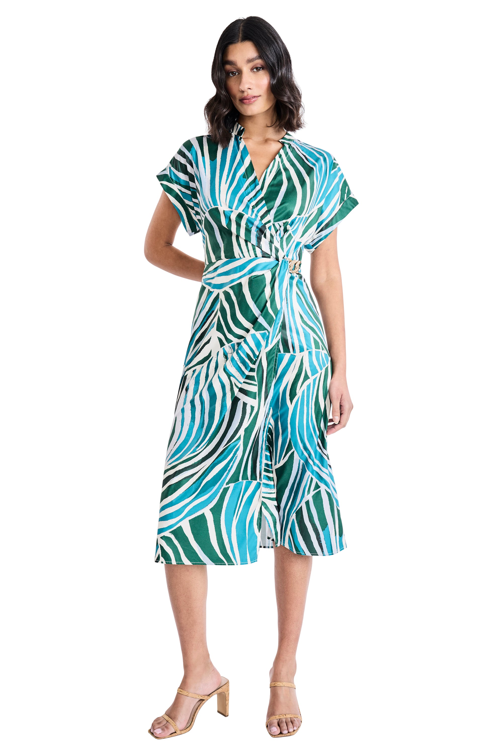 geometric sequin dolman sleeve midi dress Solena Dolman Cap Sleeve Midi A-Line Short Sleeve Dress