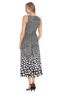 Samara Fit and Flare Sleeveless Maxi Dress