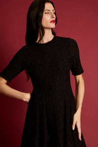 Tresa Dress in Tinsel Knit