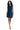 Zehra Cotton Denim Sleeveless Midi Sheath Dress