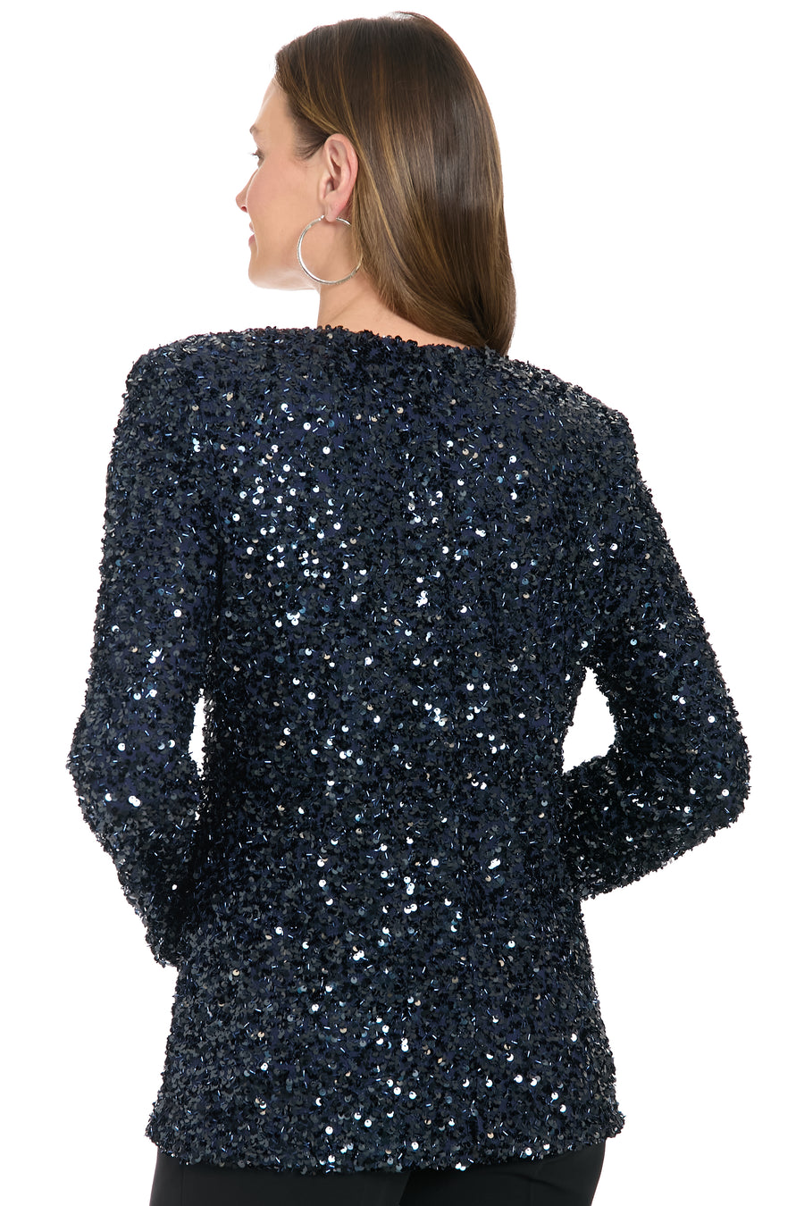 Houston Sequin Open Front Evening Jacket