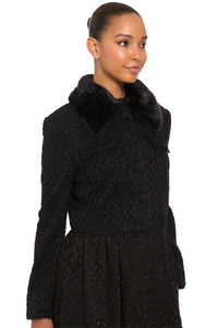 Tresa Removable Fur Coat