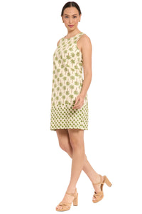 Miranda Cotton Shift in Palm Field Border