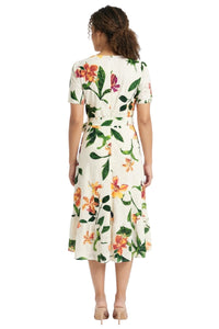 Danixa Ruffle Wrap Eyelet Scroll in Wild Orchid
