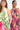 Patty Ruffle Neck A-line Dress in Garden Mum