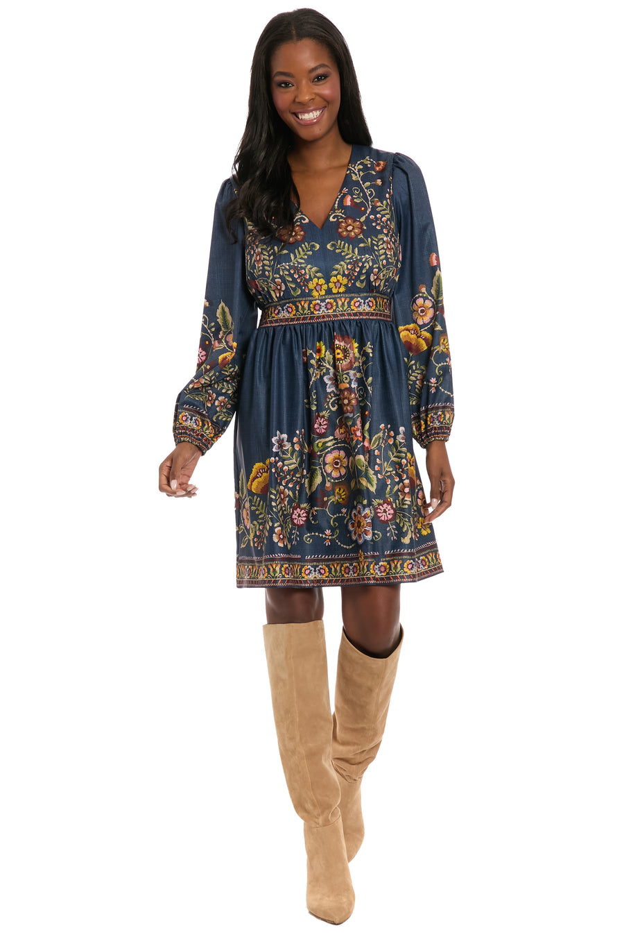 Tate Knee-Length Long Sleeve Dress Tate Knee-Length Long Sleeve Dress