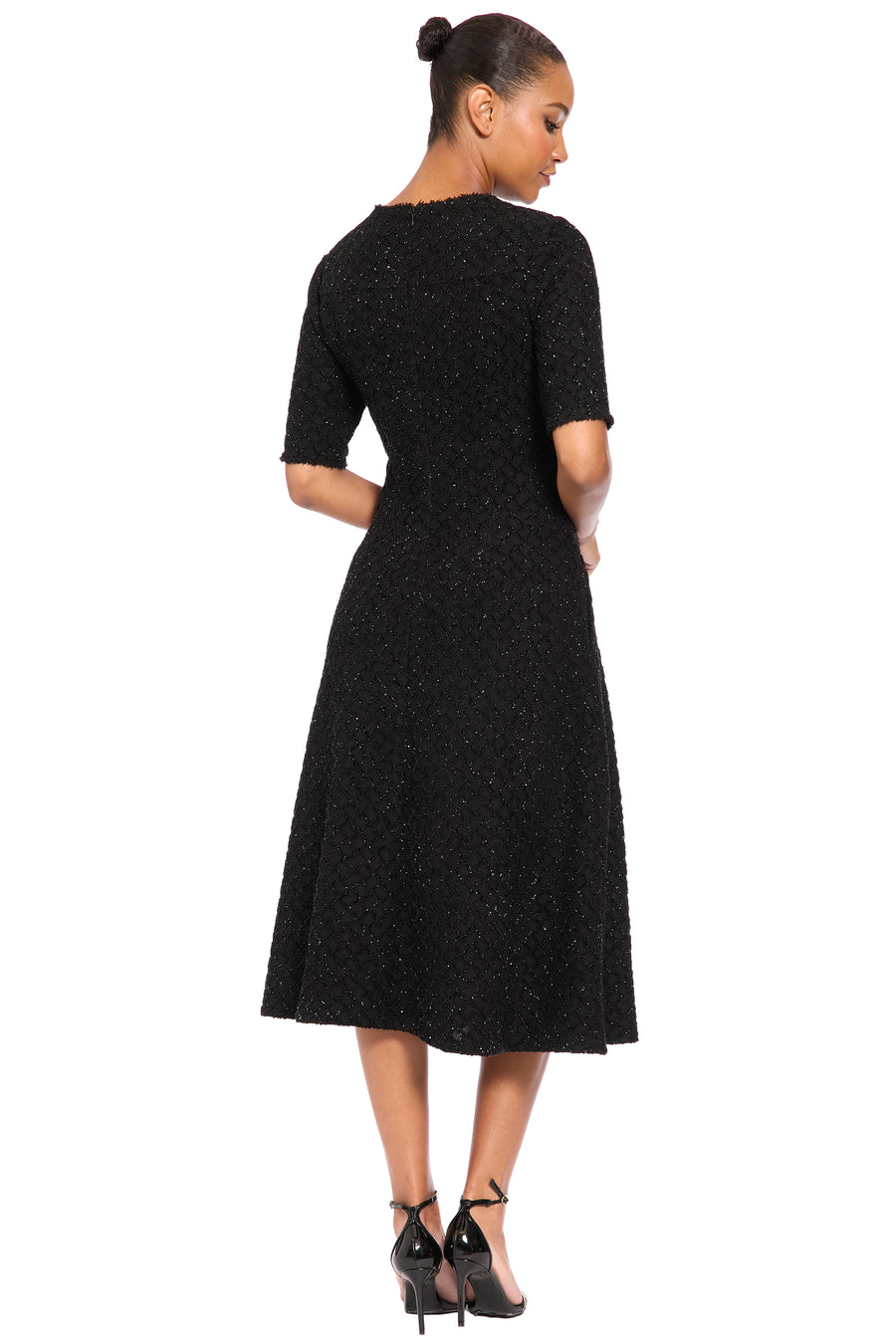Tresa Dress in Tinsel Knit