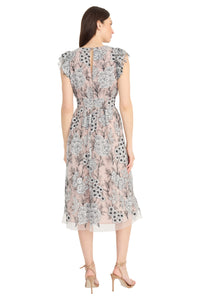 Jemma in Inkwork Embroidered Mesh