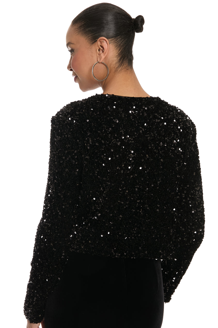 Kennedy Sequin Bow Cardigan