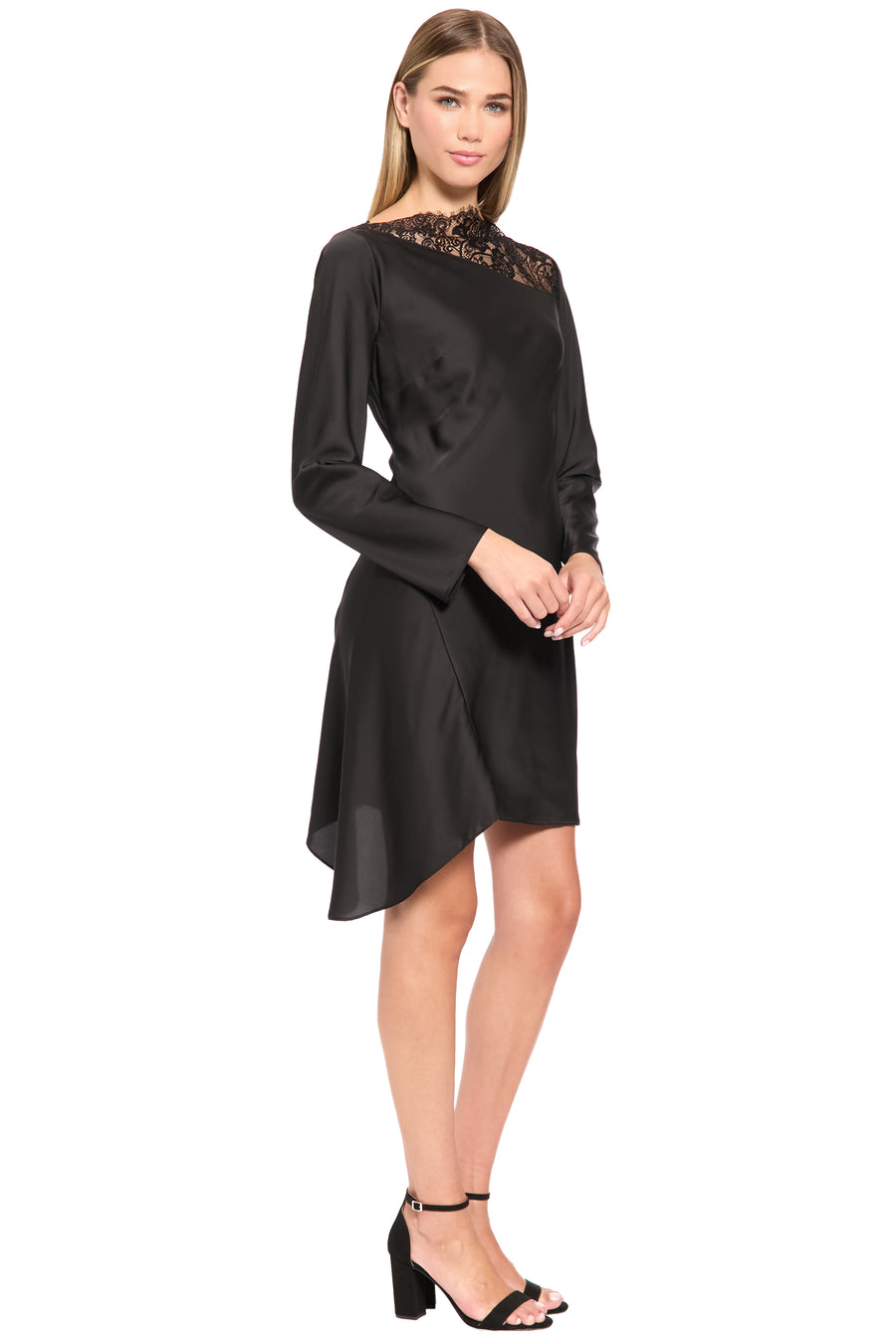 Elora Long Sleeve Lace Mini