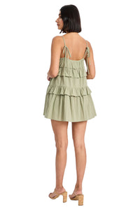 Owen Cotton Ruffle Mini Shift