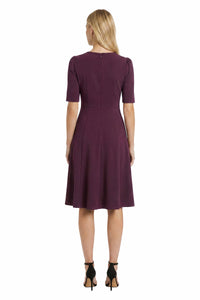Seylor V-Neck Fit And Flare Midi