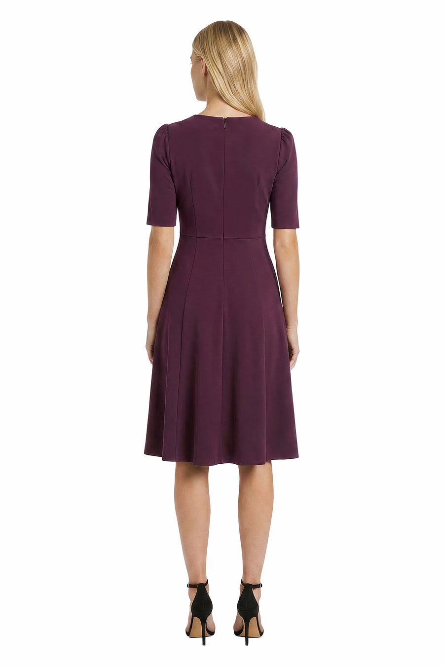 Seylor V-Neck Fit And Flare Midi
