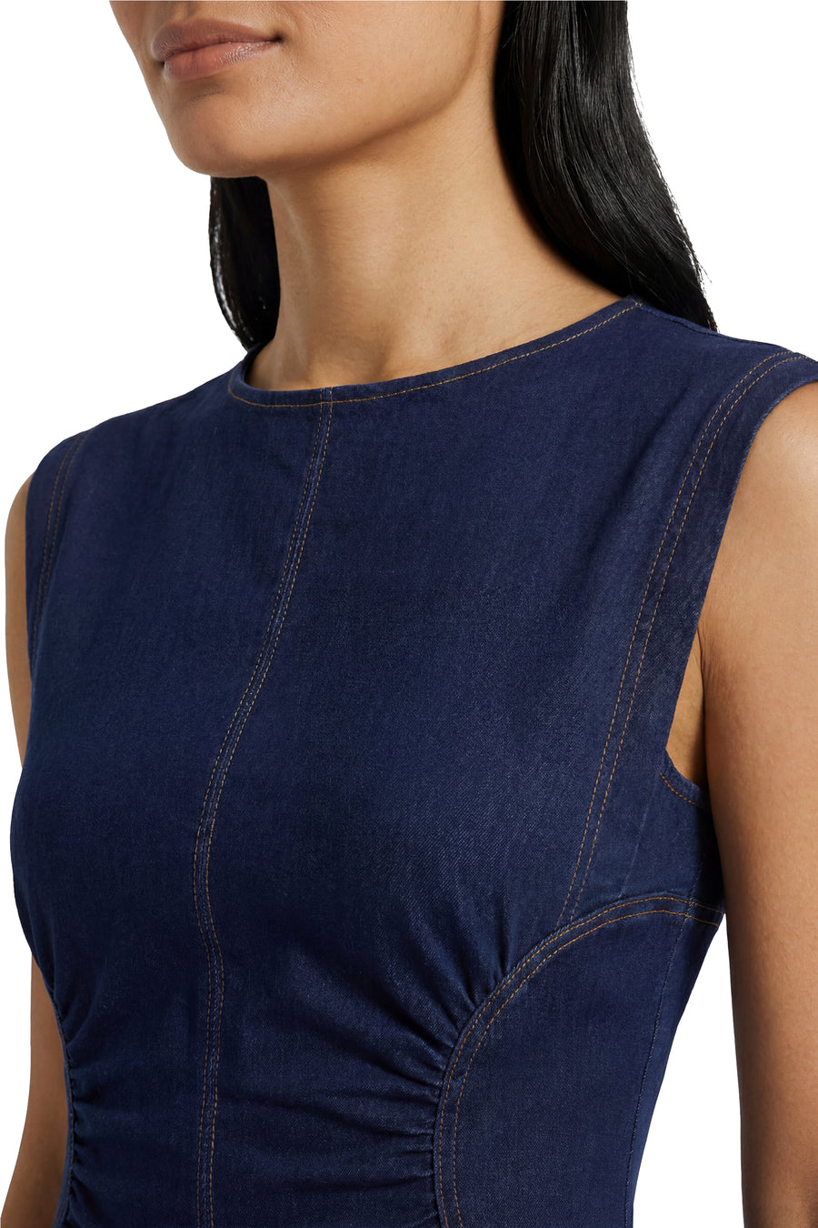 Kimora in Cotton Dark Wash Denim