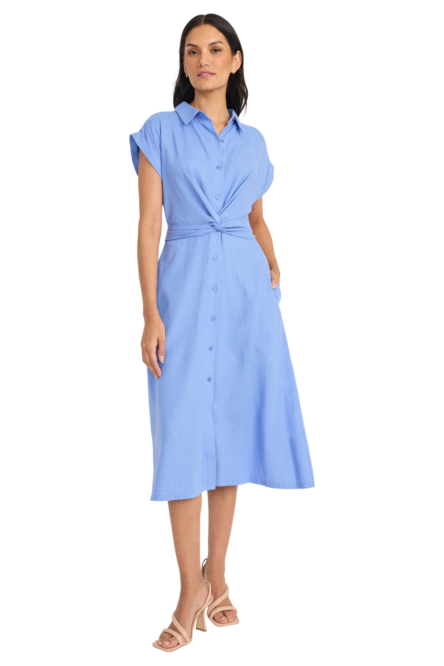 Josephine Shirtdress in Solid