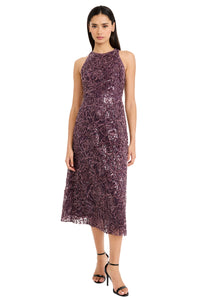 Constance in Sequin Swirl Mesh