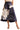Gramercy Pleated High Low Skirt in Floral Eclipse