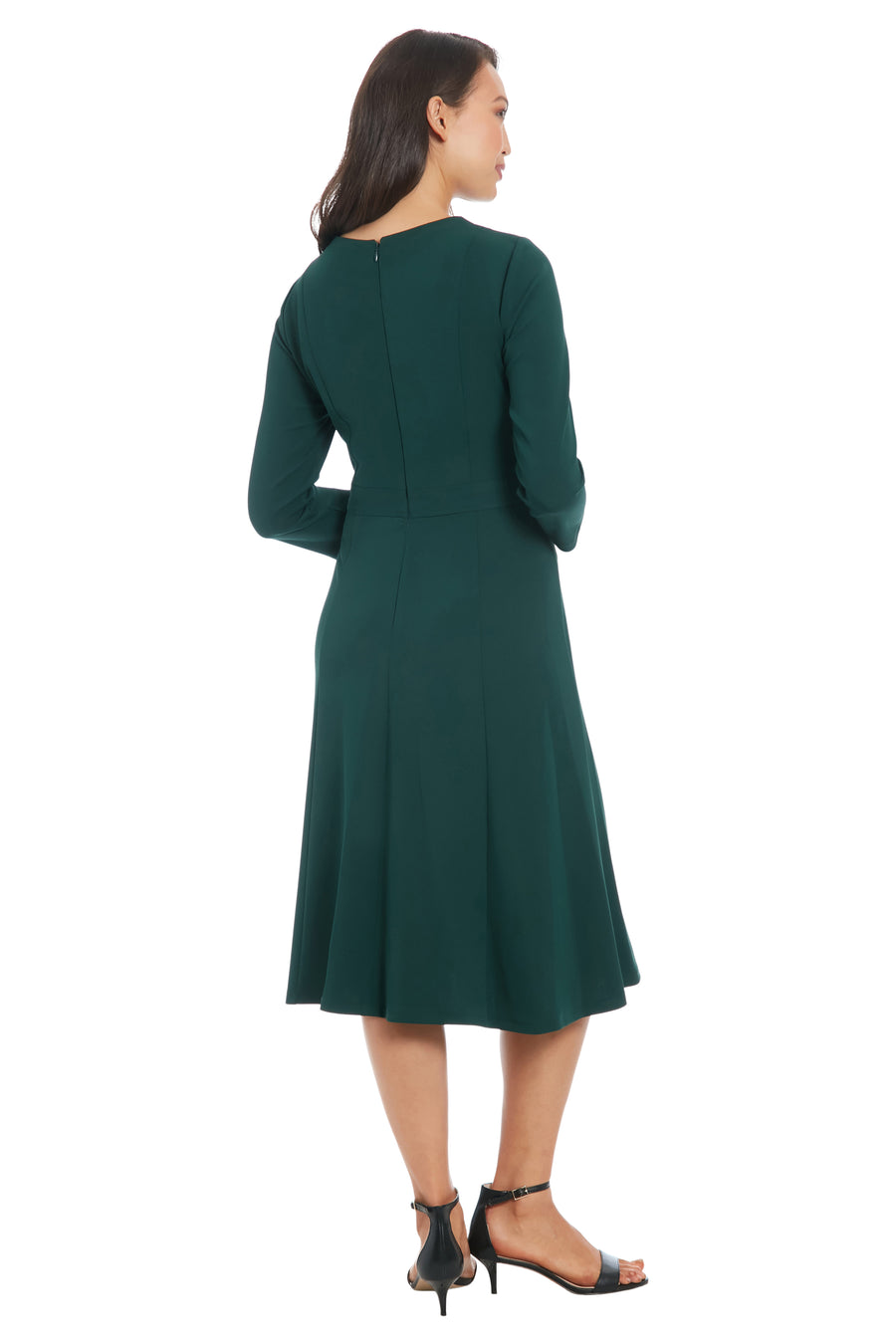 midi women's a line dress Safuny Women's Trendy Midi A Line Dress Solid Color Short Sleeve Stand Collar Dress Single-Breasted Ruffle Hem Bowknot Retro relaxed Clothing Fashion