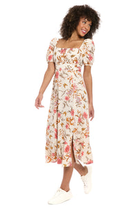 Kristin in Butterflies Midi A-Line Dress