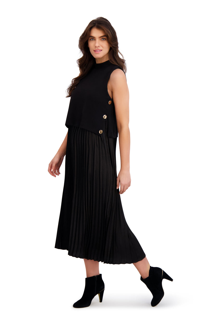 Miltie Midi A-Line Dress Sleeveless | London Times Maggy London Miltie Midi A-Line Dress Sleeveless | London Times Maggy London