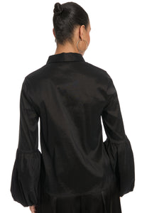 Cerah Blouse Lustrous Bubble Sleeve