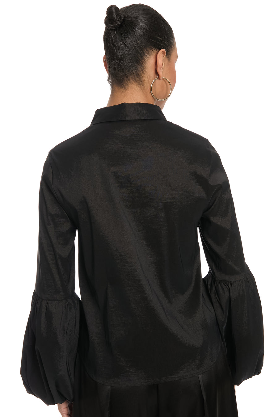 Cerah Blouse Lustrous Bubble Sleeve