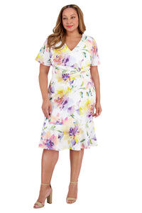 Brandi in Watercolor Blooms - FINAL SALE
