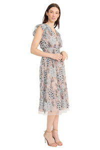 Jemma in Inkwork Embroidered Mesh