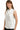 Nica Draped Mock Neck Satin Top