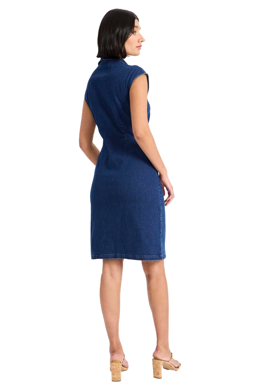 Ralph Cotton Stretch Denim Shirtdress