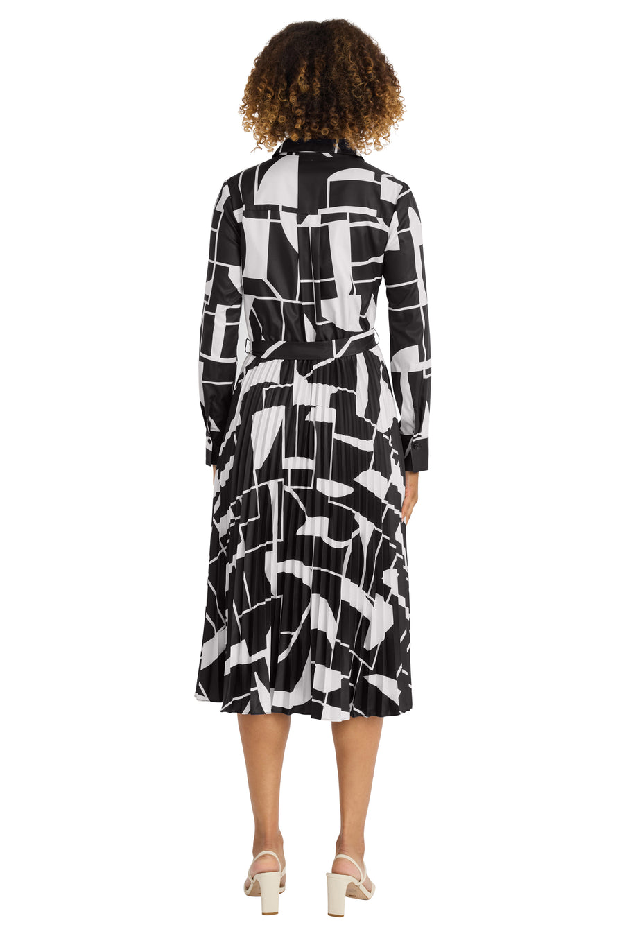 Ivana Pleated Shirtdress