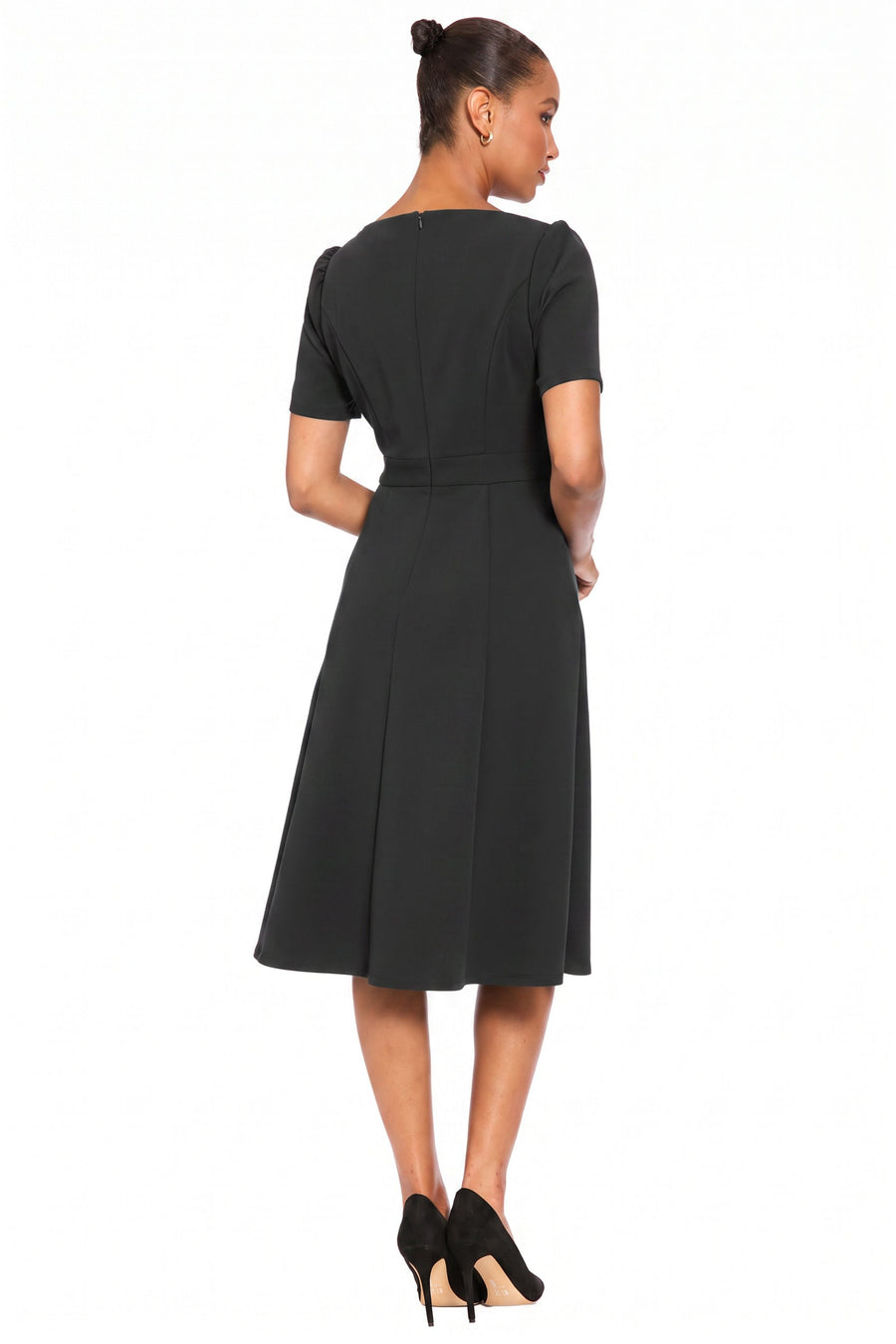Quill Side Tab Dress with Buckle