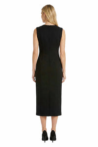 Aniya V-Neck Sleeveless Sheath Dress