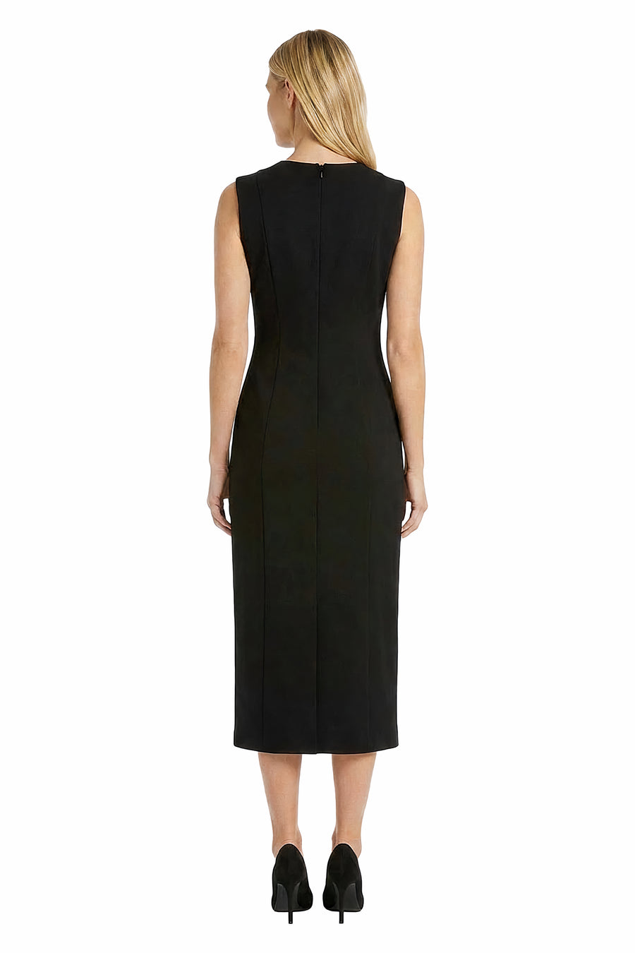 Aniya V-Neck Sleeveless Sheath Dress