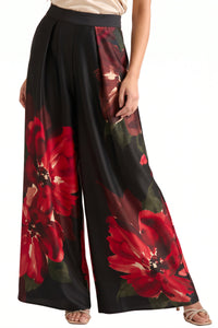 Astor Pleated Wide Leg Pant in Euphoric Blooms