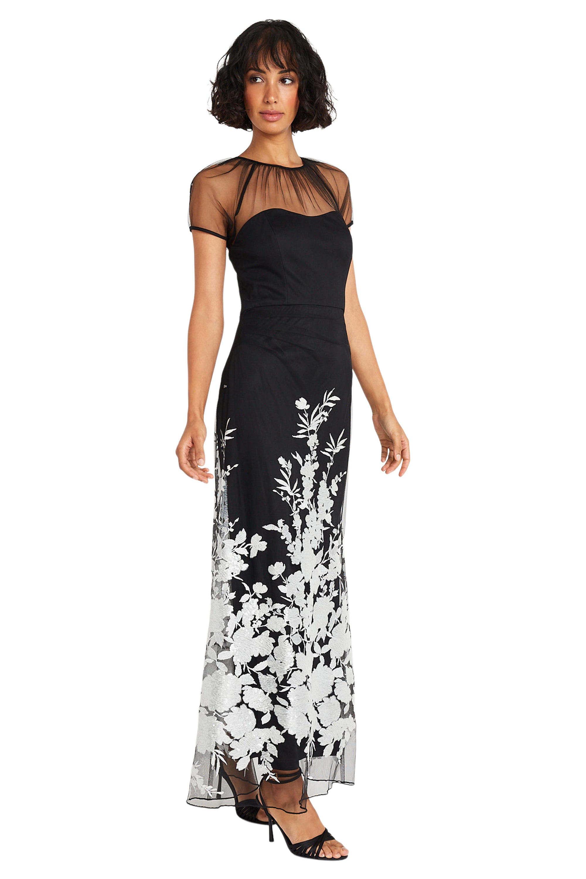 maggy london adaire maxi dress Ruffle Sleeve Square Neck Maxi Dress Maggy London