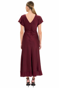 Bindi Flutter Sleeve A-Line Midi