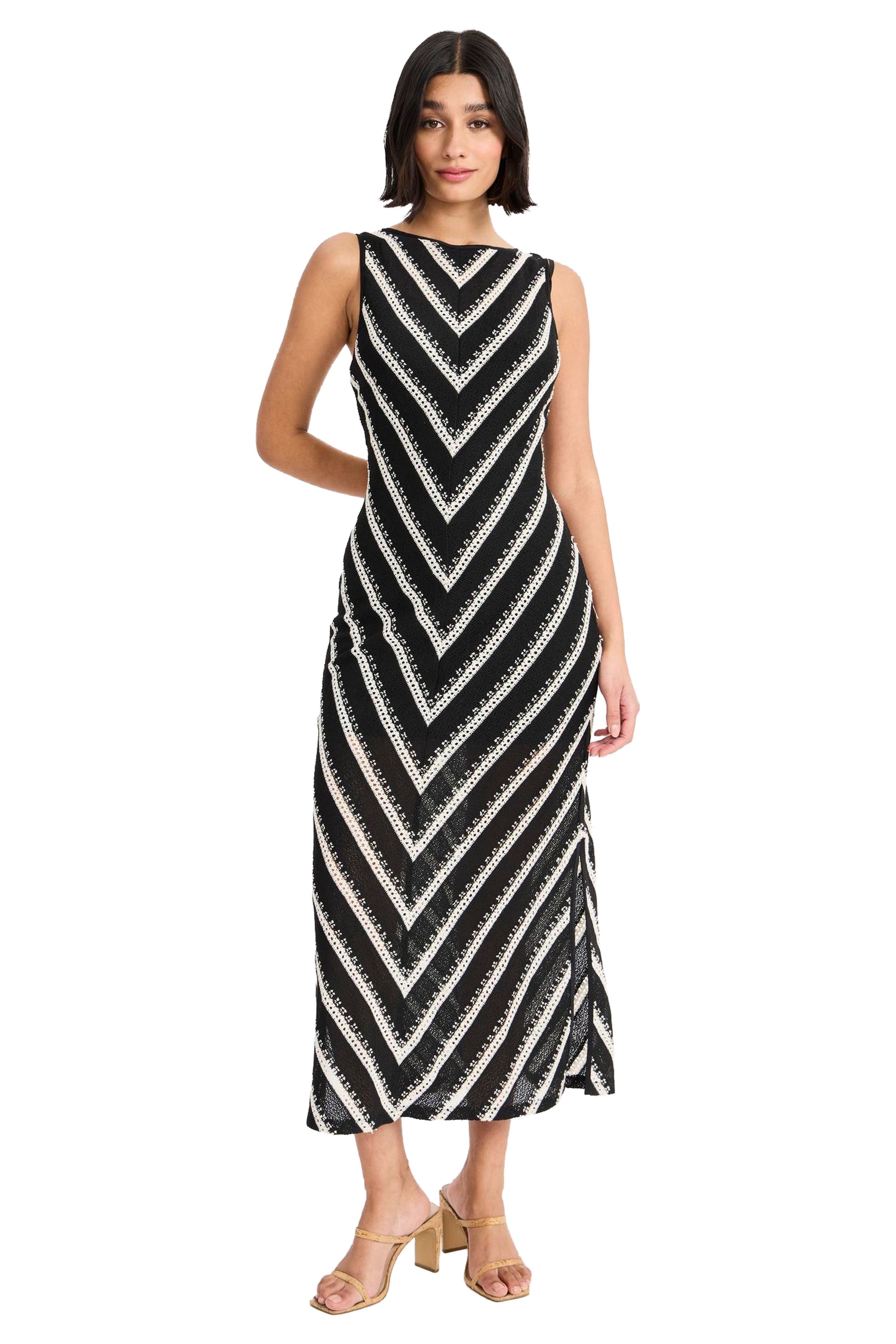 strapless open back dress Jewel