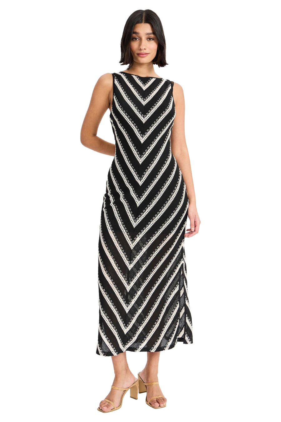 Kay Crochet Sleeveless Midi