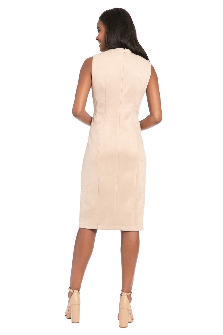 Katarina Jewel Neck Sheath Dress
