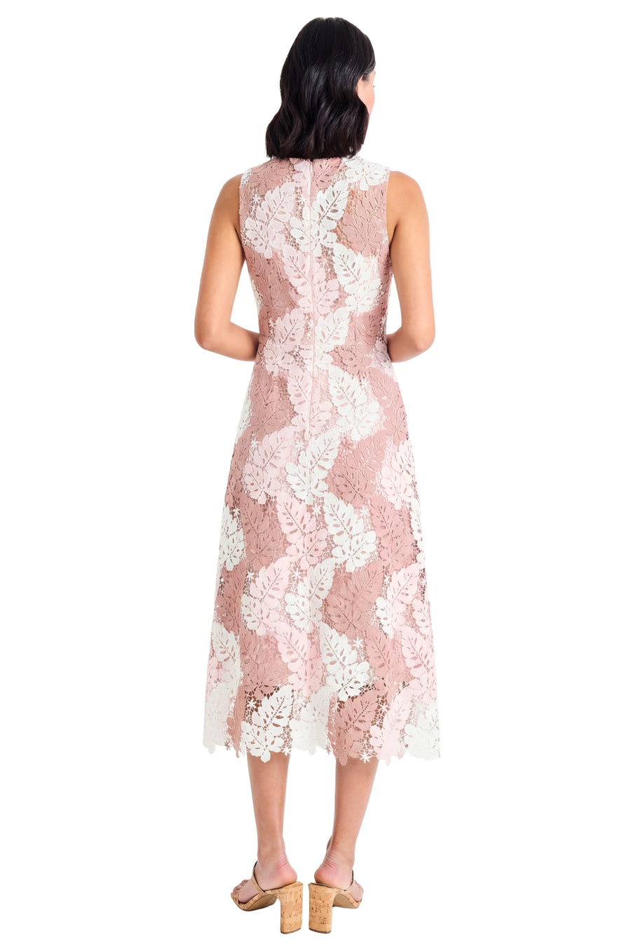Rinna Ombre Sleeveless Lace Midi