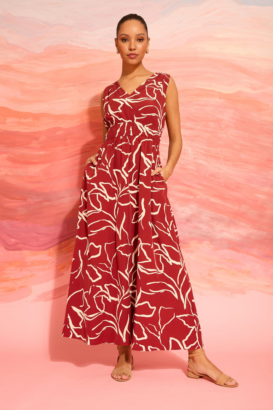 Odessa Smocked Waist Maxi