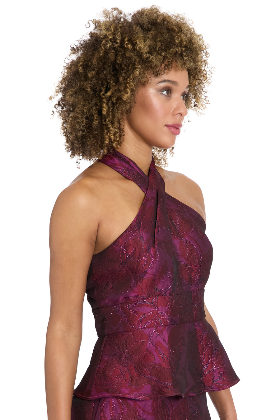 Waverly Cross Front Halter Top Sleeveless | Muse by Maggy London Waverly Cross Front Halter Top Sleeveless | Muse by Maggy London