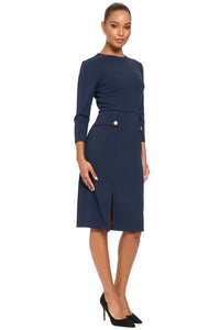 Filippa Dress in Scuba Crepe