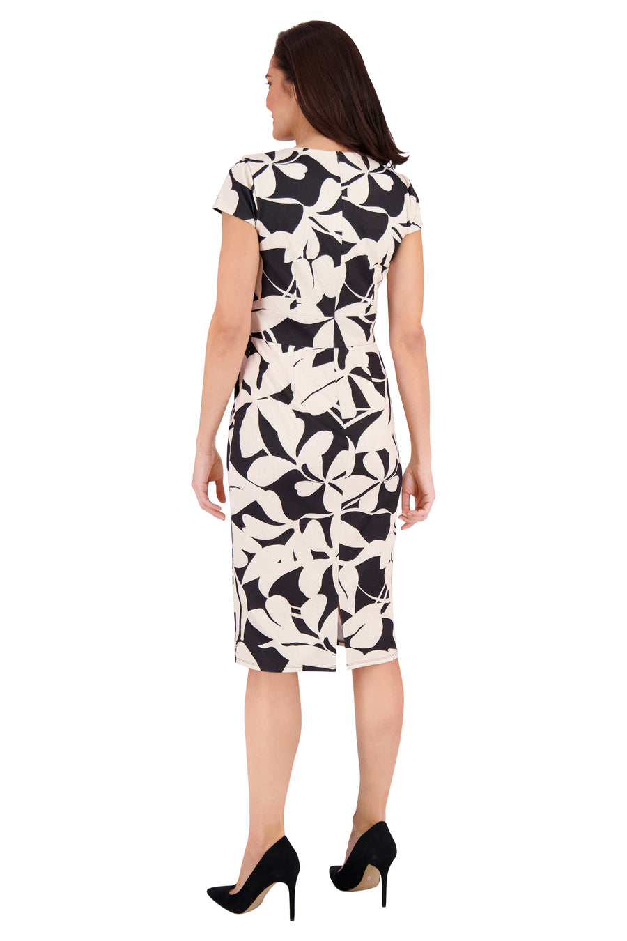 Safiya Floral Cap Sleeve Sheath Dress