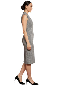 Kandy Pleated Shoulder Sheath Dress