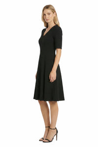 Seylor V-Neck Fit And Flare Midi