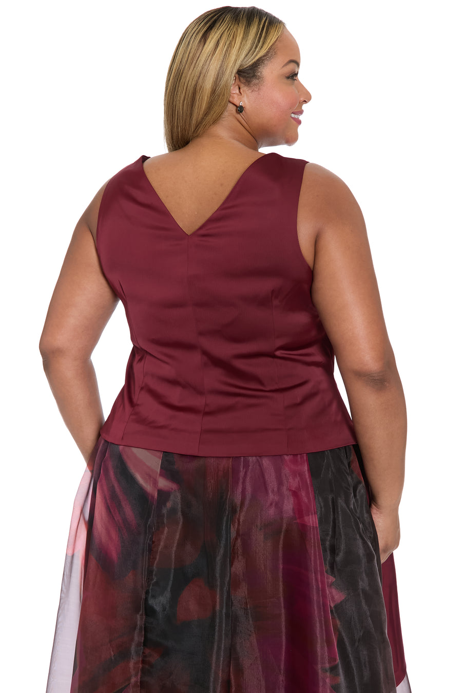 Ithaca Pleated Sleeveless Top