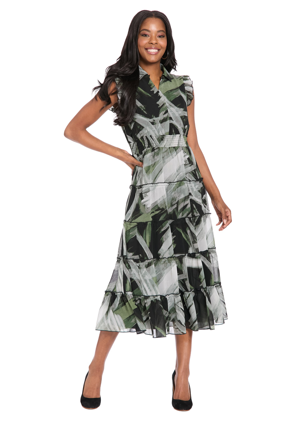 Sojourner Midi Fit & Flare Dress Fit and Flare | London Times Maggy London Sojourner Midi Fit & Flare Dress Fit and Flare | London Times Maggy London